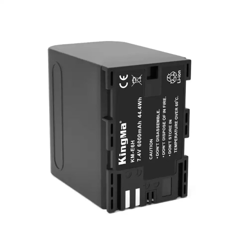 Kingma KM-E6H | BlackMagic | 6000mAh | Rechargeable Battery