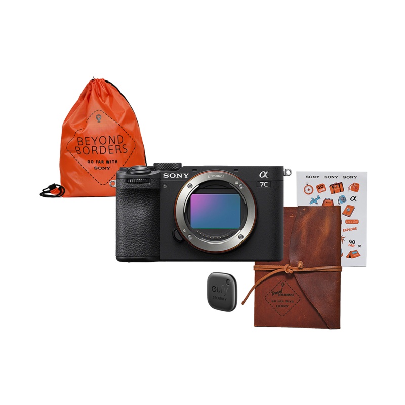 Sony Alpha a7C II Mirrorless Digital Camera (Black) with FREE Beyond Borders Travel Kit