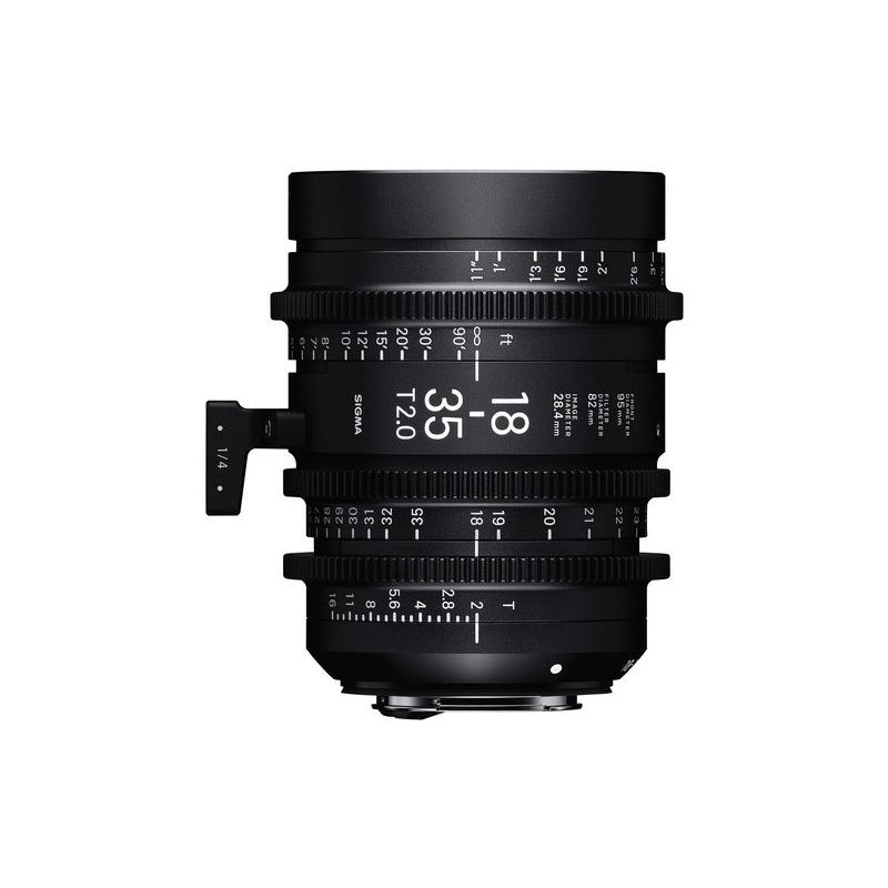 Sigma 18-35mm T2 Cine Optique – Canon EF Mount (Ft) Monture EF Zoom