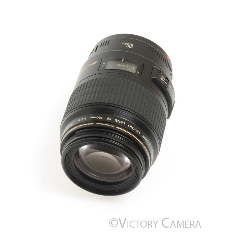 Canon EOS EF 100mm f2.8 USM 1:1 Macro AF Telephoto Prime Lens [MINT-]