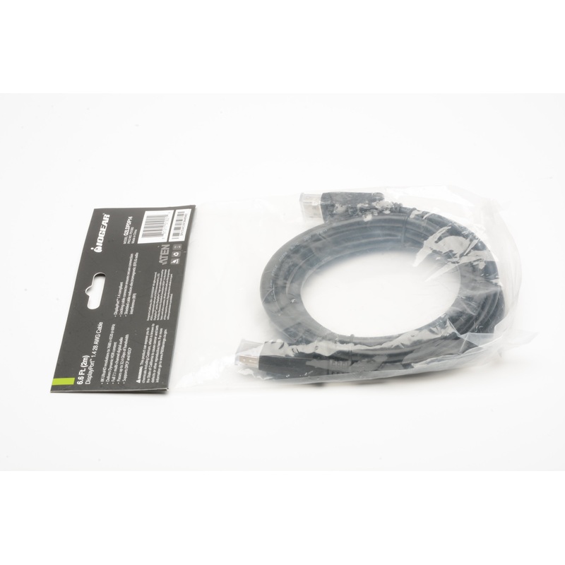 IOgear DisplayPort 1.4 Male-to-Male 6 Ft. Cable (NEW)
