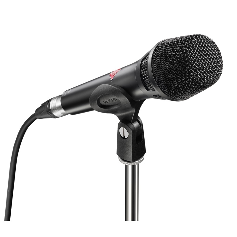 KMS 104 BK Microphone lectrostatique cardiode chant et voix Noir