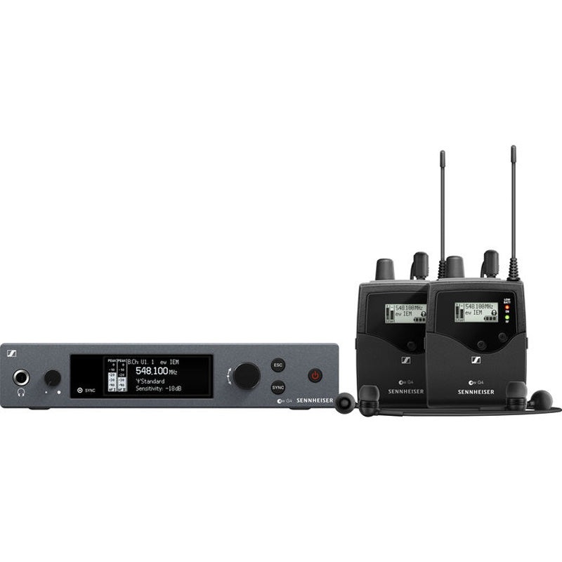 Sennheiser EW IEM G4-TWIN-GB Twin Wireless Monitoring Set – 509909