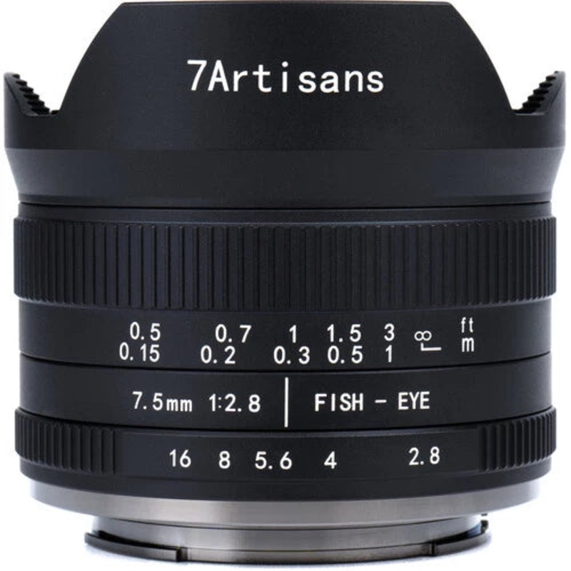 7Artisan 7.5mm F2.8 Canon EOS-RF Mount (Black)