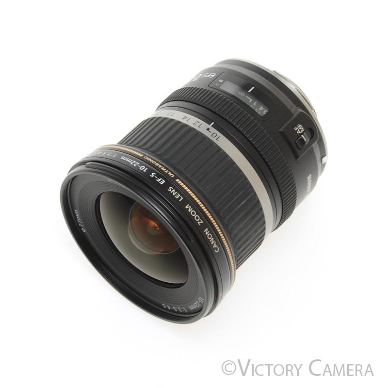 Canon EF-S 10-22mm f3.5-4.5 USM Wide Angle Zoom Lens w/ Shade [MINT-]