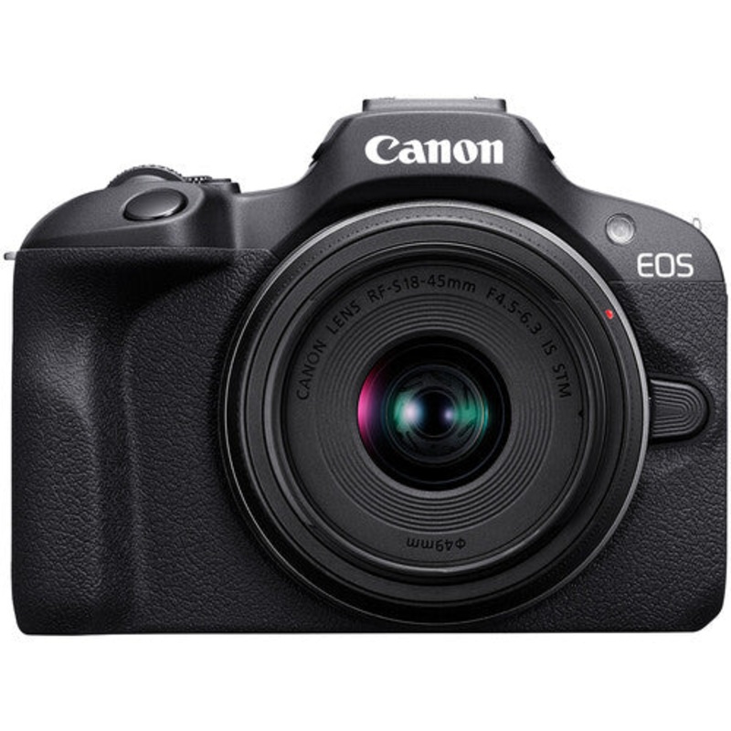 Canon EOS R50 Mirrorless Camera with Kit RF-S 18-45mm & 55-210mm (Black) Black