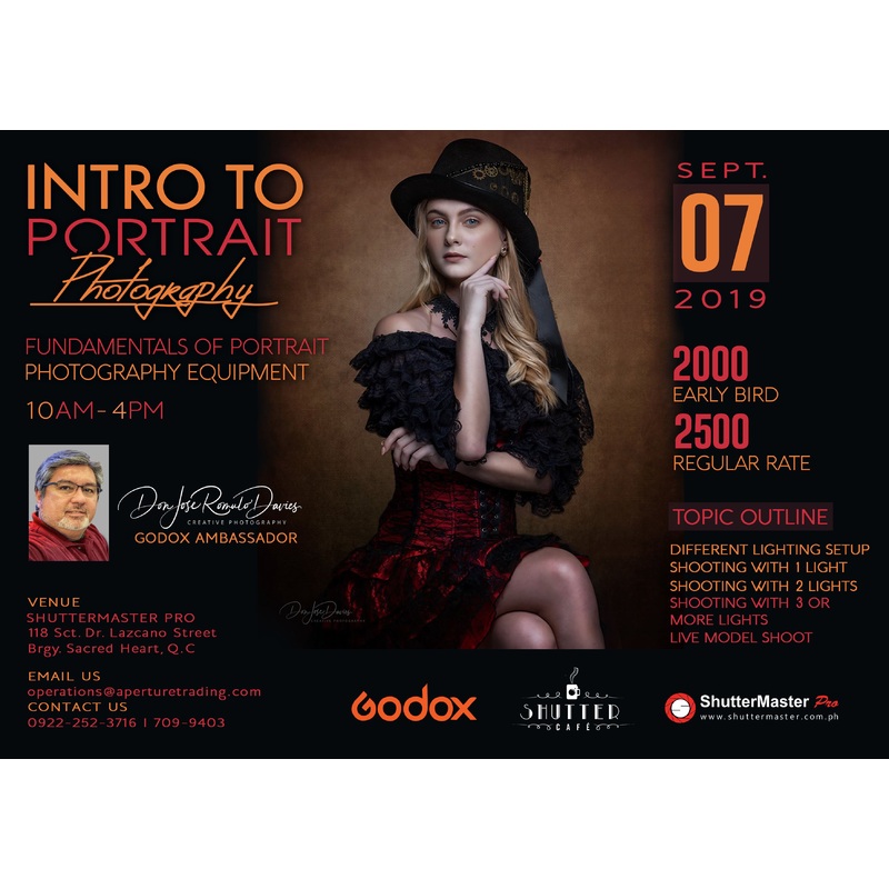 INTRO TO PORTRAIT PHOTOGRAPHY by: Don Davies
