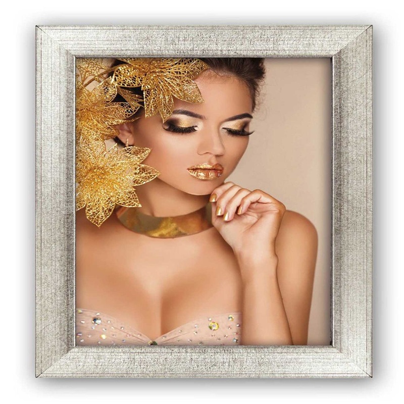 Samara Brushed Gold 8×6 Photo Frame