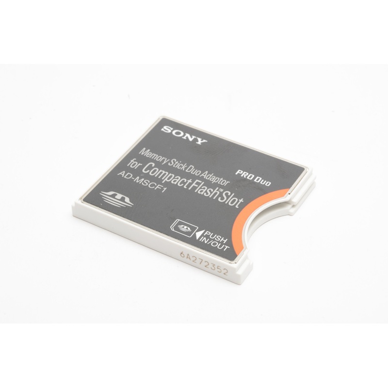 Sony AD-MSCF1 Memory Stick Duo Adapter for Compact Flash Slot