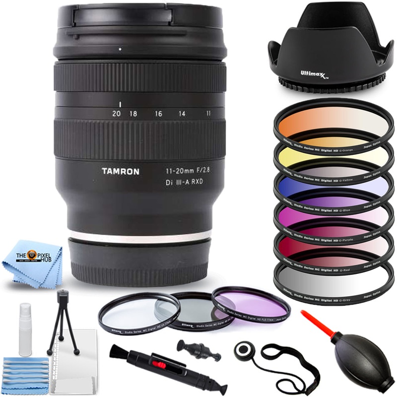 Tamron 11-20mm f2.8 Di III-A RXD Lens for Sony E AFB060S-700 – Filter Kit Bundle
