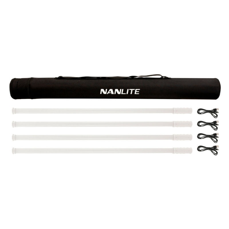 Nanlite PavoTube T8-7X RGBWW LED Pixel Tube 4 Kit – 15-2024-4KIT