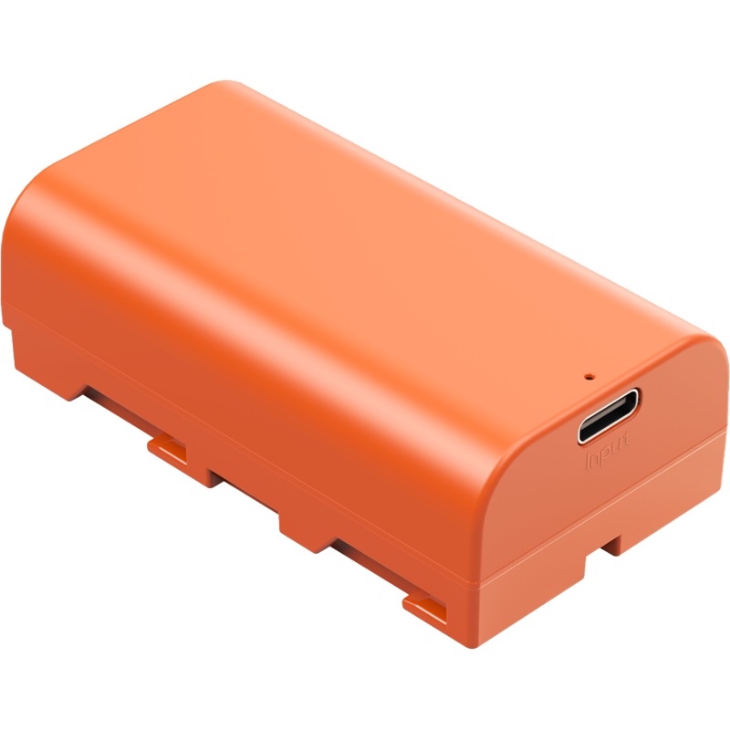 SMALLRIG 4971 NP-F550 USB-C RECHARGEABLE CAMERA BATTERY ORANGE