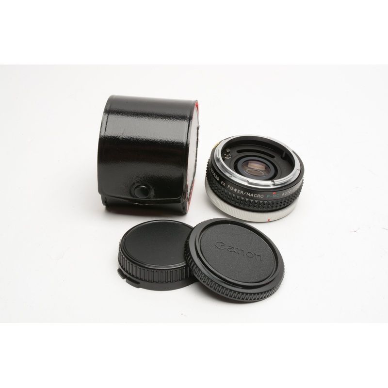 Access 2X 4-Element Macro 2X Converter for Canon FD Mount, Case, Clean