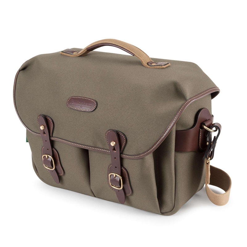 Billingham Hadley One Camera Bag – Sage Fibrenyte / Chocolate Leather (Olive Lining) Sage Fibrenyte / Chocolate Leather
