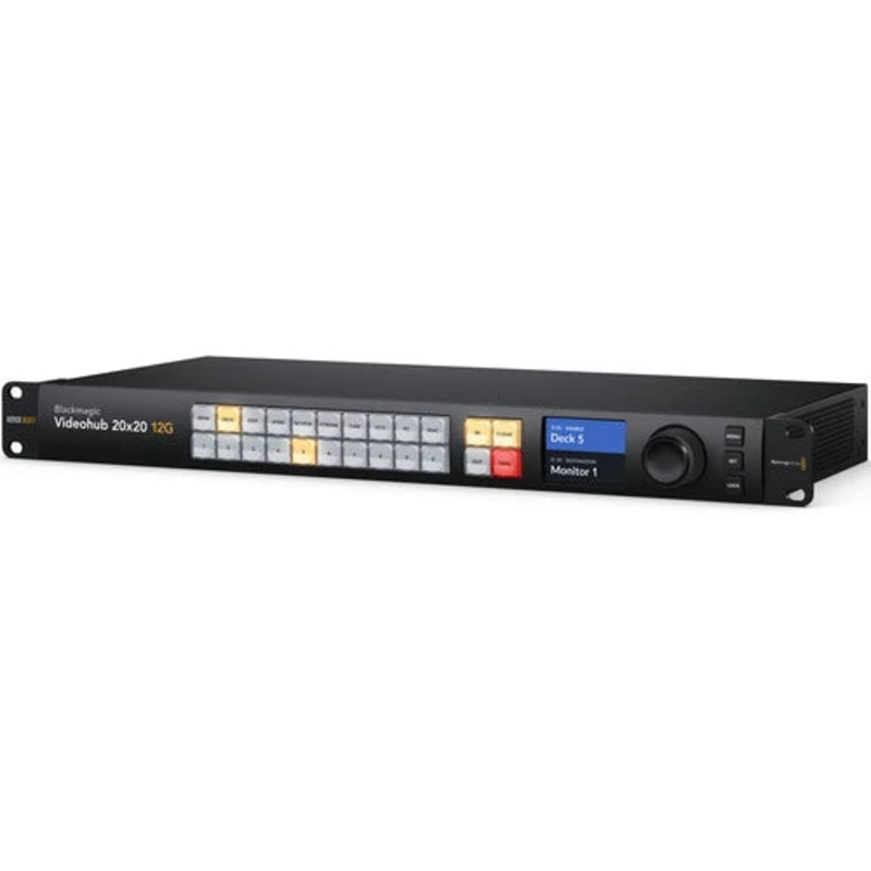 Blackmagic Design Video Hub 20×20 12G -Latency Video Router