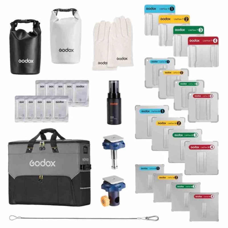 Godox Knowled Liteflow K1 Full Package Lightstream Reflector Kit (7, 15, 25, 50) with Carrying Bag SC17