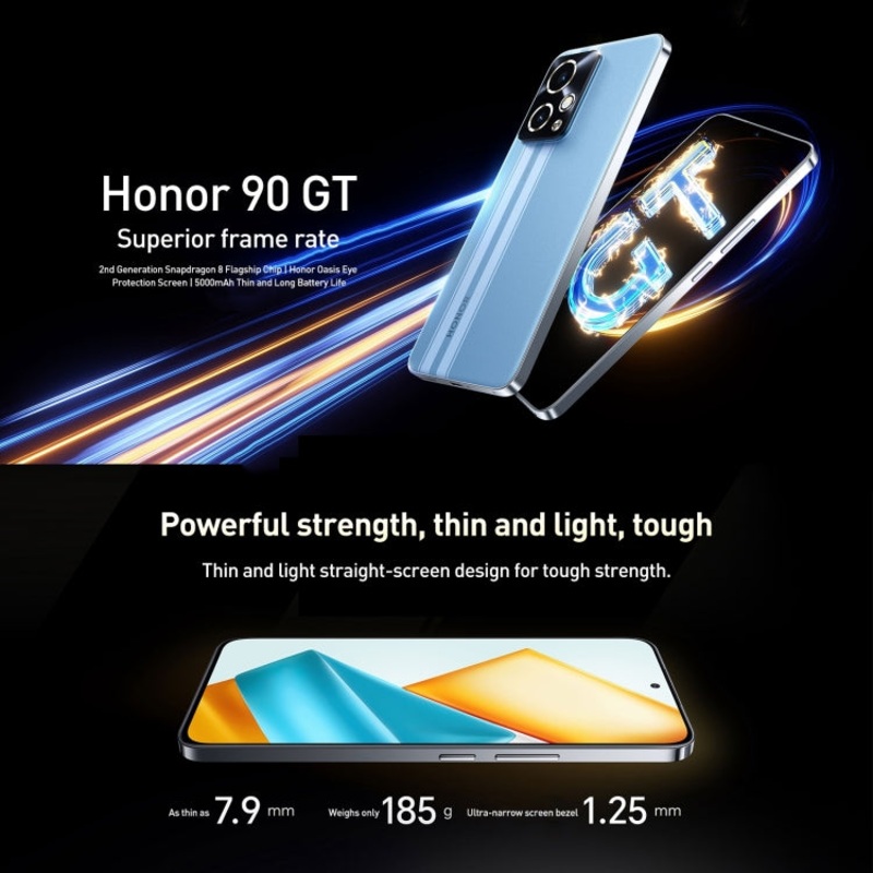 Honor 90 GT 5G MAG-AN00 24GB+1TB (China Version) Blue