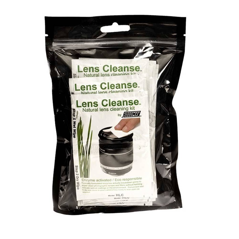 Hoodman Lens Cleanse Natural Cleaning Kit – 24 Pack