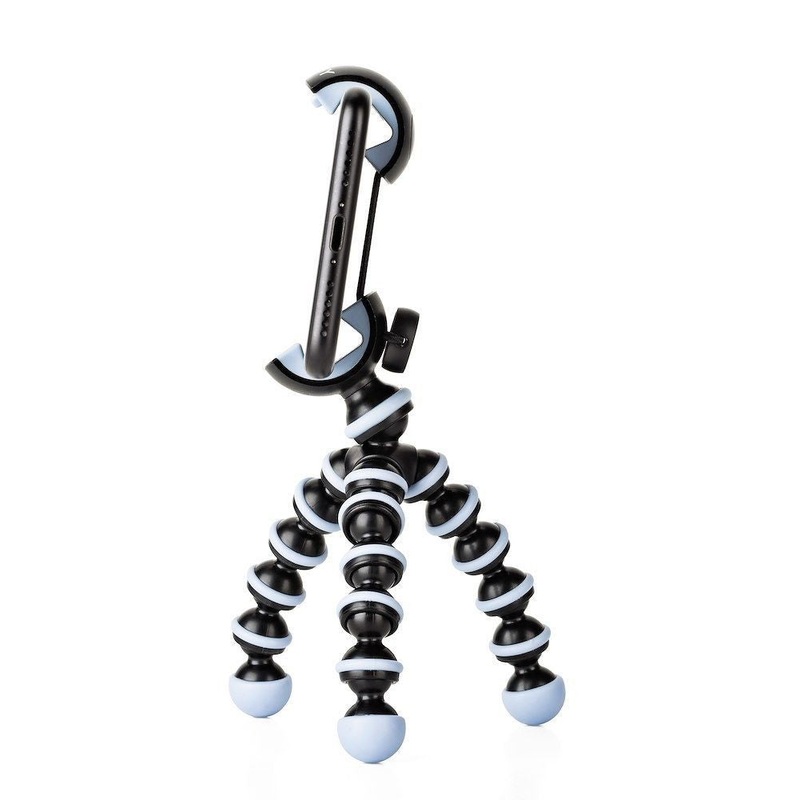 Joby GorillaPod Mobile Mini, Flexible Mini Tripod for Smartphones – Black and Blue