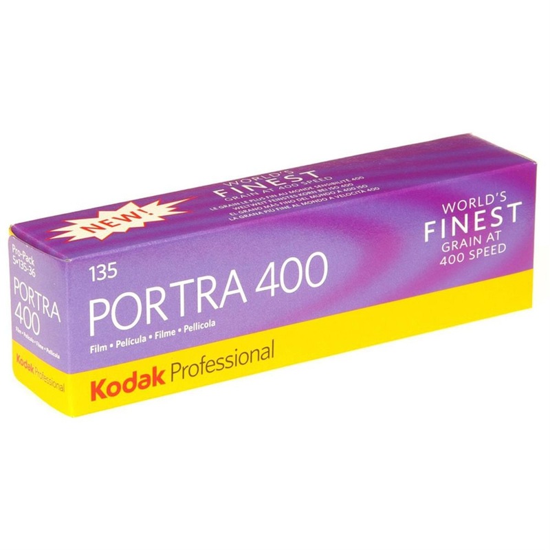 Kodak Professional Portra 400 ISO 36 Exp 35mm Colour Print Film – 5 Pack