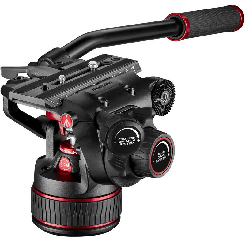 Manfrotto Nitrotech 608 Fluid Video Head With Continuous CBS – MVH608AH