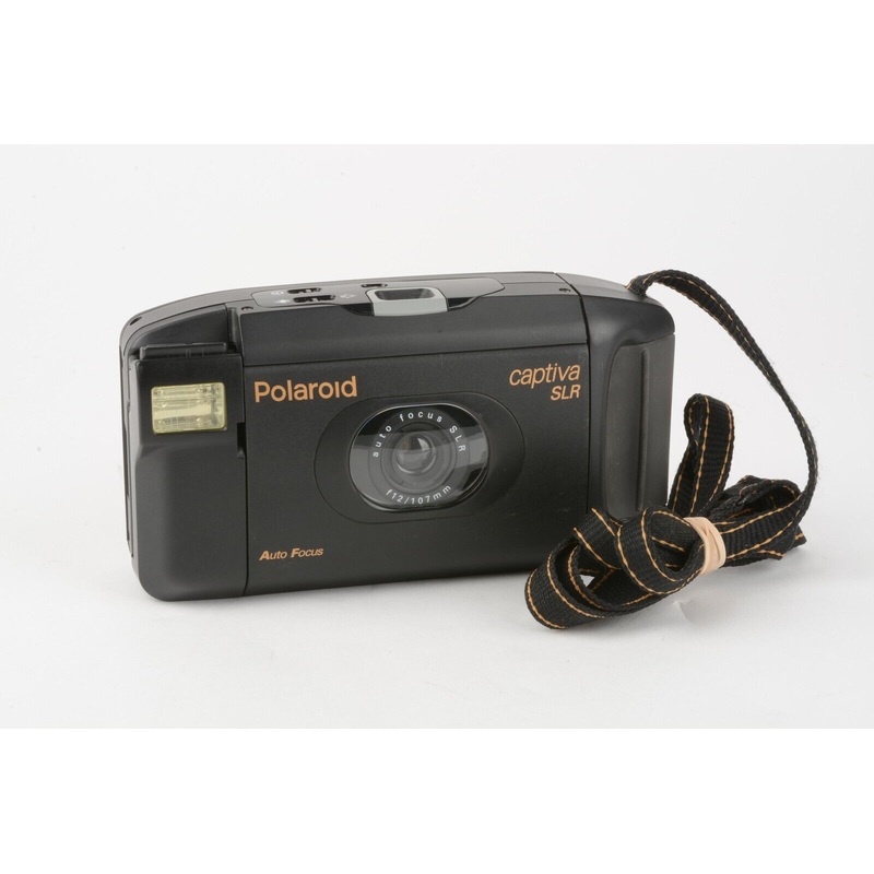 Polaroid Captiva SLR Auto Focus Instant Film Camera, Case + Instructions