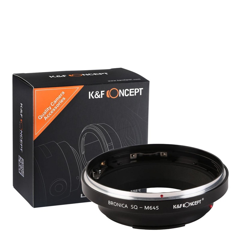 K&F Concept Bronica SQ Lens to Mamiya 645 Mount Camera Body Lens Mount Adapter – KF06.134