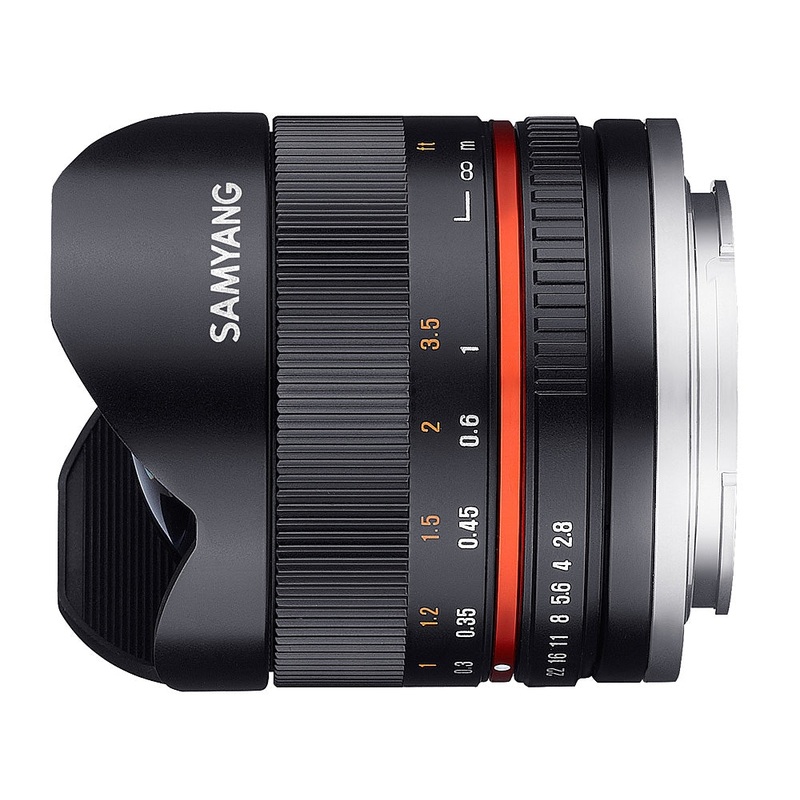 Samyang 8mm F2.8 UMC Fisheye II FUJI X Lens