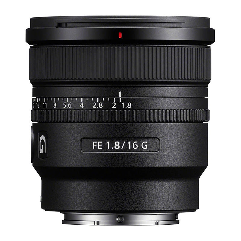 Sony FE 16mm f/1.8 G  Grand-angle lumineux et ultra compact