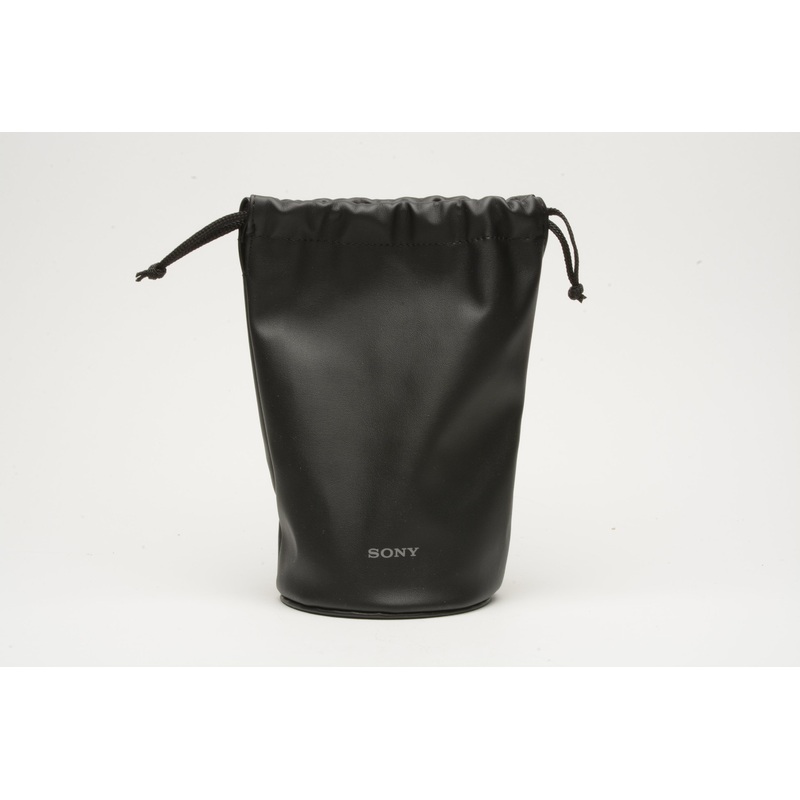Sony string tie soft lens pouch 8″ tall x 4″