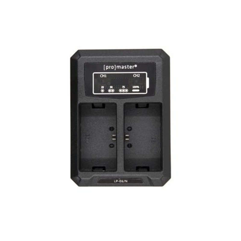 Promaster Dually Charger – USB for Canon LP-E6(N)