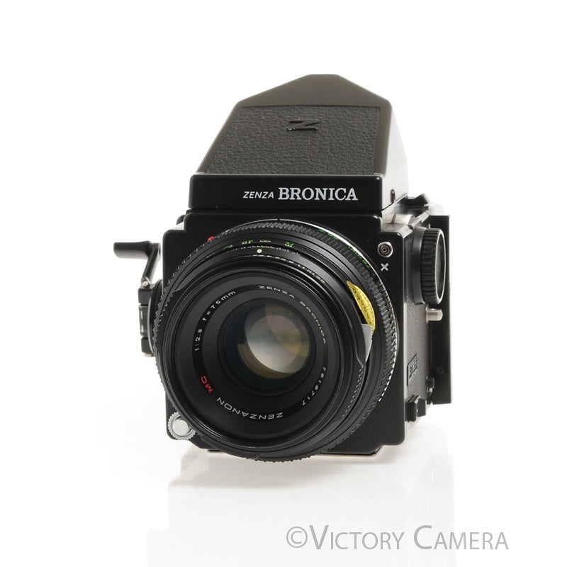 Zenza Bronica ETR S Camera w/ 75mm f2.8 Lens 120 Back [EXC]