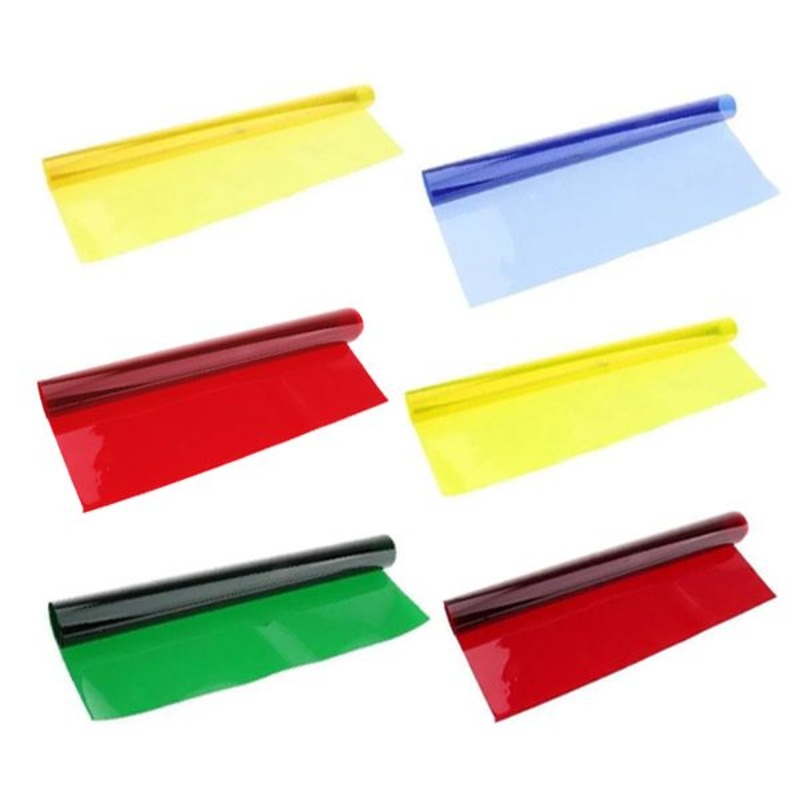 Kit Filtros gel de colores 40×50 cm para foto y video