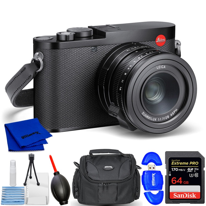 Leica Q3 Digital Camera 19080 – 7PC Accessory Bundle