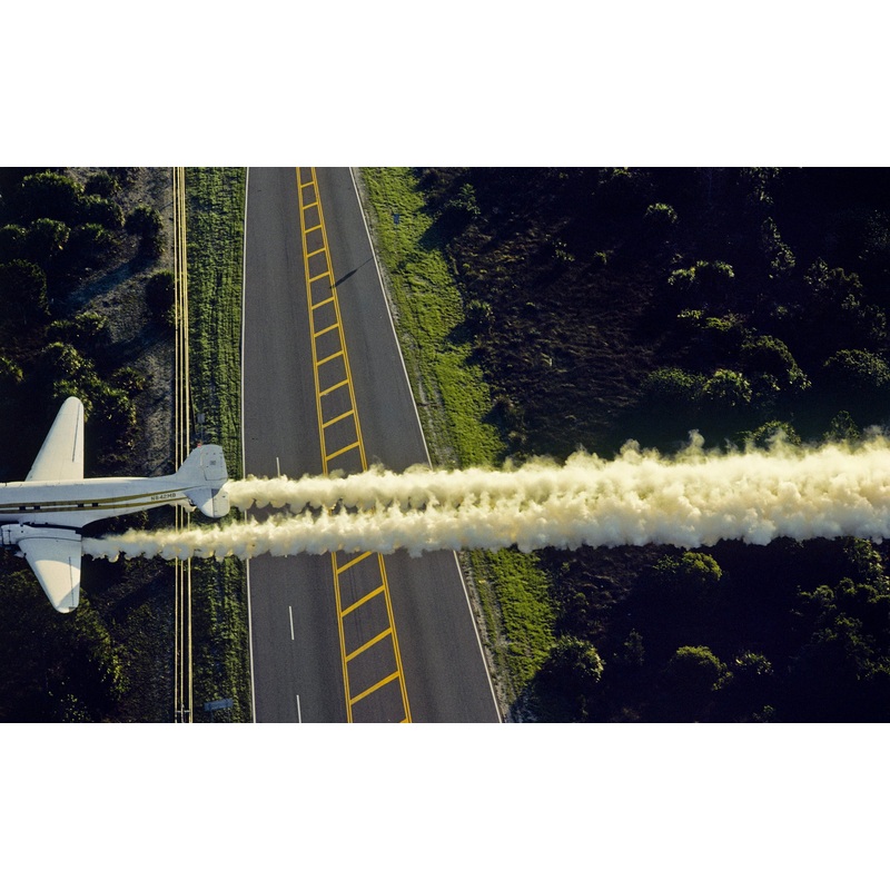 Nathan Benn – Editioned Print –  Aerial Mosquito Attack, Collier County, FL, 1981 18 x 24″, Edition 3 of 15