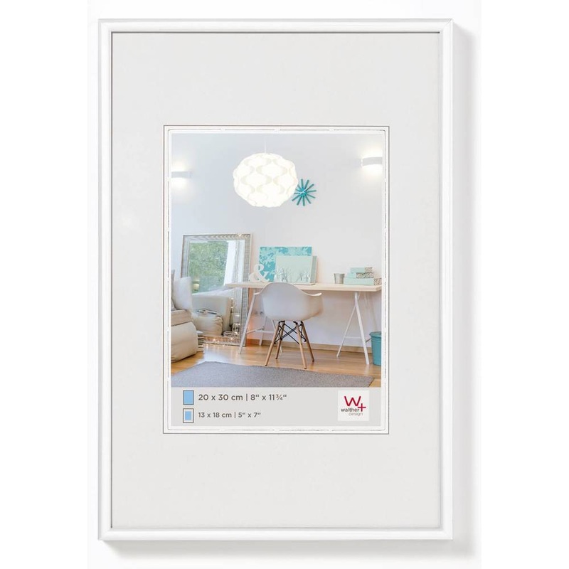 Walther New Lifestyle Photo Frame White 10×8 inch – (Insert 7×5 inch)