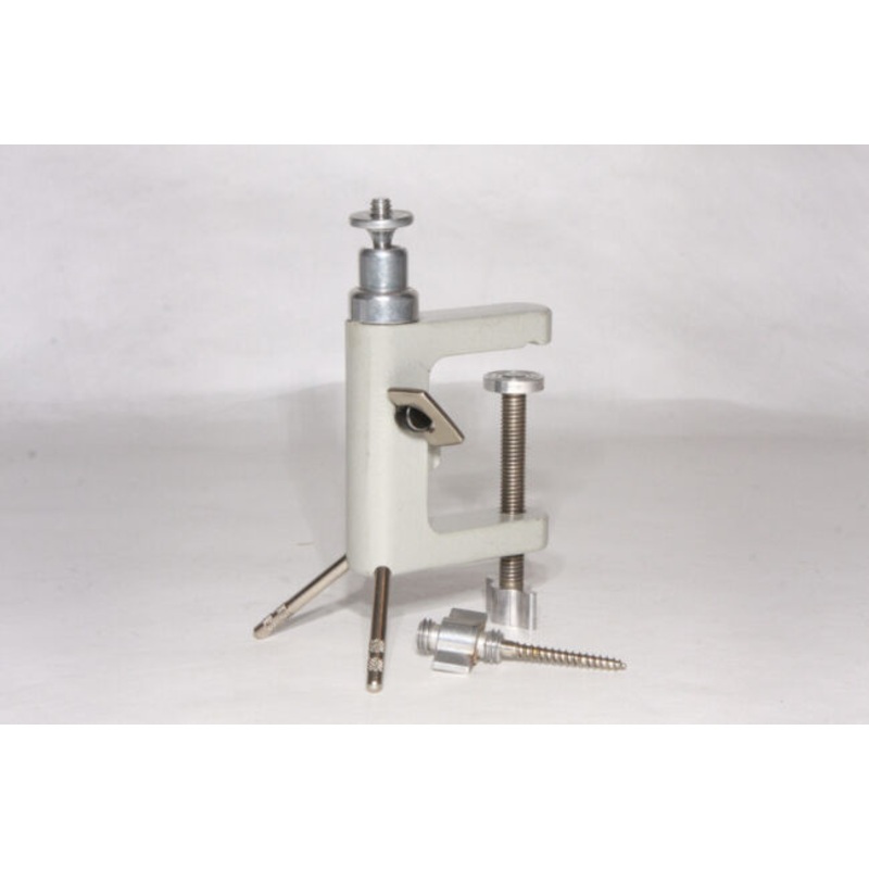 Camera clamp / table tripod w/ball head, great design, clean