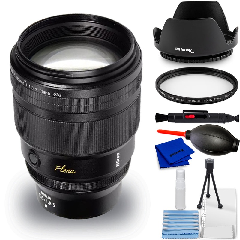 Nikon NIKKOR Z 135mm f/1.8 S Plena Lens 20123 – 7PC Accessory Bundle