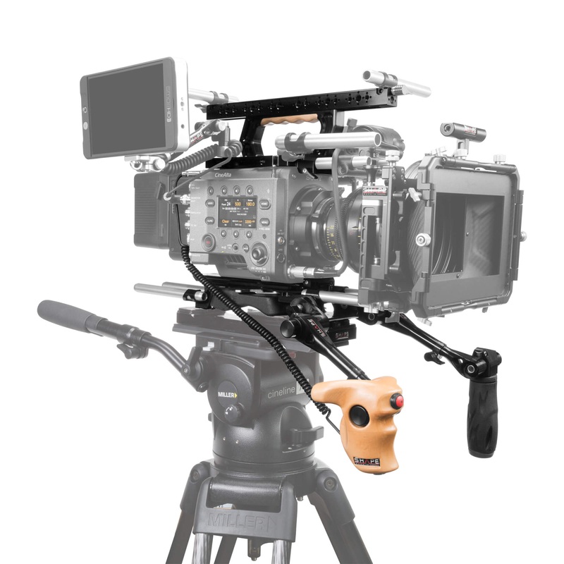 paulire, baseplate 15 mm LW avec poignes suprieur, tlscopique et stop & start pour Sony Venice REF VNPRO