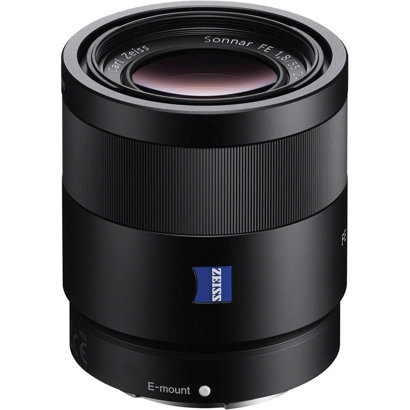 Sony Carl Zeiss Sonnar T* FE 55mm F1.8 ZA (SEL55F18Z) Black