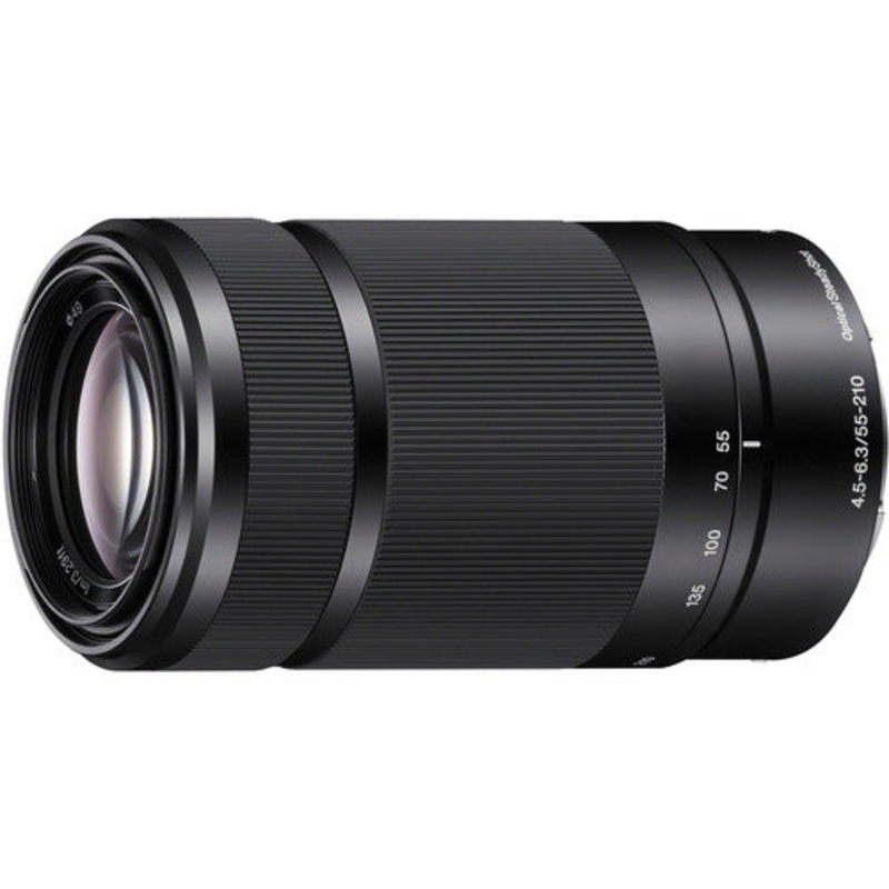 Sony E 55-210mm f/4.5-6.3 OSS E-Mount Lens (Black) – SEL55210/B