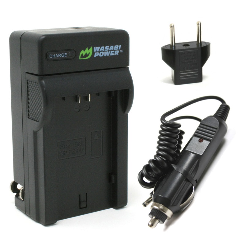 Sony NP-FZ100, BC-QZ1 Charger by Wasabi Power