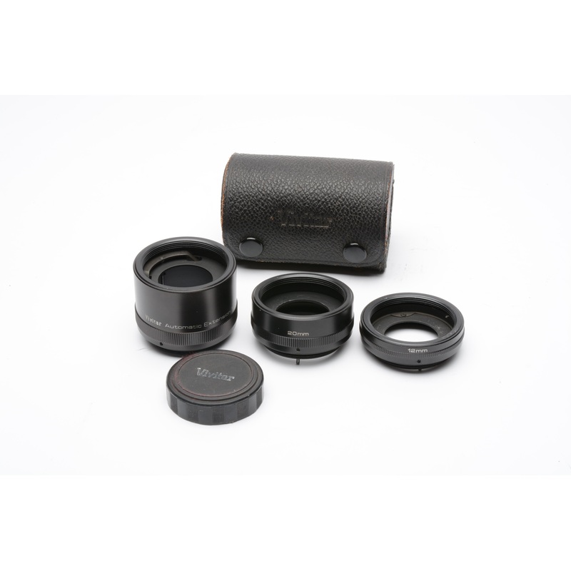 Vivitar AT-1 Automatic Extension Tube (12mm, 20mm, 36mm) w/Case