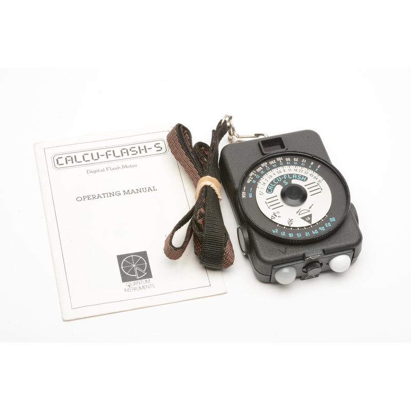Calcu-Flash S Flash meter w/strap and manual, tested, great