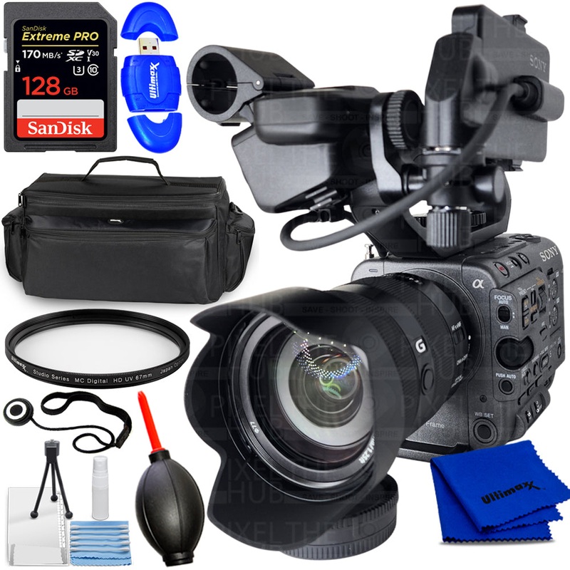 Sony FX6 Digital Cinema Camera Kit with 24-105mm Lens – 9PC Accessory Bundle