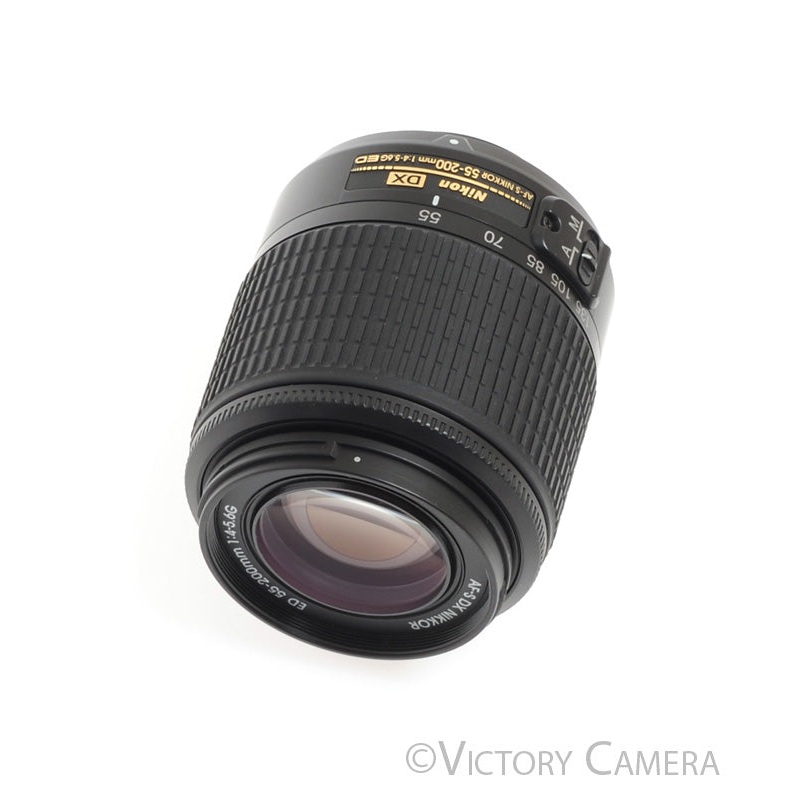 Nikon AF-S Nikkor 55-200mm f4-5.6 G ED DX VR Telephoto Zoom Lens [EXC]