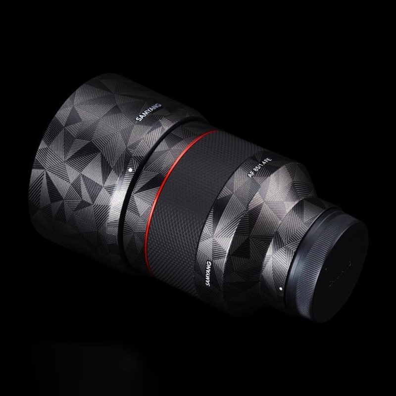 SAMYANG ROKINON AF 85mm F 1.4 MK 1 (SONY FE-Mount) Lens Skin Brushed Black
