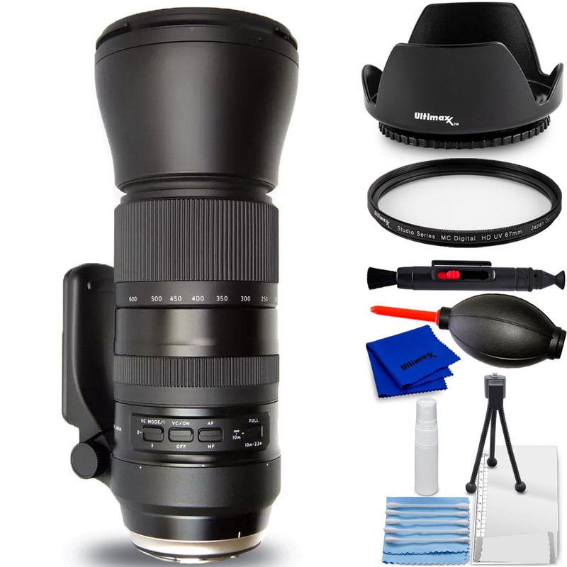 Tamron SP 150-600mm f/5-6.3 Di VC USD G2 for Nikon F – 7PC Accessory Bundle